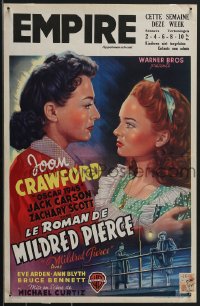 4c0245 MILDRED PIERCE Belgian R1950s Michael Curtiz, different art of Joan Crawford & Ann Blyth!