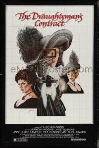 4c0834 DRAUGHTSMAN'S CONTRACT 1sh 1983 Peter Greenaway, cool Sparacio art of Higgins & top cast!