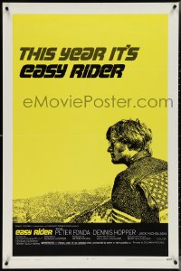 4c0836 EASY RIDER style C 1sh 1969 Peter Fonda, motorcycle biker classic directed by Dennis Hopper!