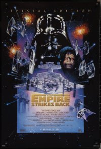 4c0838 EMPIRE STRIKES BACK style C advance 1sh R1997 they're back on the big screen!