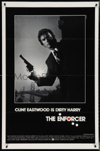 4c0839 ENFORCER int'l 1sh 1976 classic image of Clint Eastwood as Dirty Harry holding .44 magnum!