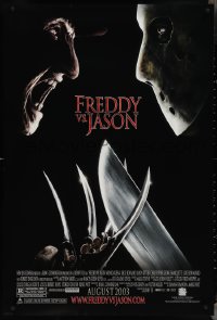 4c0852 FREDDY VS JASON advance DS 1sh 2003 cool image of horror icons, ultimate battle!