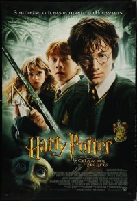 4c0879 HARRY POTTER & THE CHAMBER OF SECRETS int'l DS 1sh 2002 Daniel Radcliffe, Watson, Grint