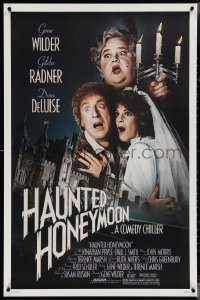 4c0884 HAUNTED HONEYMOON 1sh 1986 Gene Wilder, Gilda Radner, Dom DeLuise in drag!