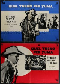 4c0270 3:10 TO YUMA set of 10 Italian 19x27 pbustas R1960s Glenn Ford, Van Heflin, Felicia Farr!