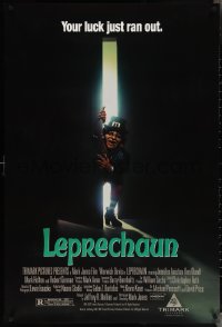 4c0925 LEPRECHAUN 1sh 1993 Warwick Davis, super young Jennifer Aniston, your luck just ran out!