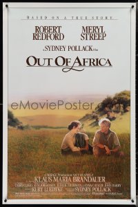 4c0971 OUT OF AFRICA 1sh 1985 Robert Redford & Meryl Streep, directed by Sydney Pollack!