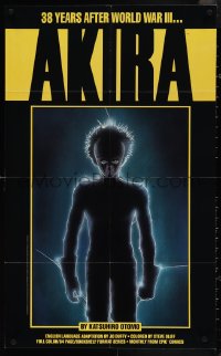 4c0419 AKIRA 21x34 special poster 1988 cool manga artwork by Katsuhiro Otomo, 38 years after WWIII!