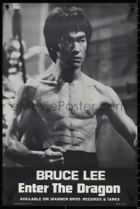 4c0138 ENTER THE DRAGON 18x28 music poster 1973 Bruce Lee, soundtrack, film that made him a legend!