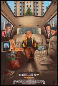 4c0327 HOME ALONE 2 #68/139 24x36 art print 2022 Macaulay Culkin, Joe Pesci, Stern by Adam Rabalais!