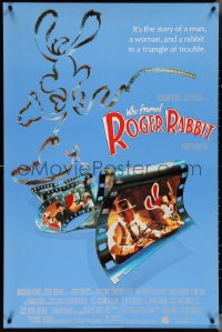 4c1106 WHO FRAMED ROGER RABBIT int'l 1sh 1988 Zemeckis, Bob Hoskins, sexy Jessica Rabbit, Lloyd!