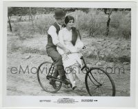 4f1275 BUTCH CASSIDY & THE SUNDANCE KID 8x10.25 still 1969 Paul Newman & Katharine Ross on bicycle!