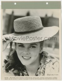 4f1277 BYE BYE BIRDIE 8x11 key book still 1963 smiling portrait of beautiful Ann-Margret with hat!