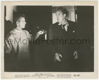 4f1307 D.O.A. 8.25x10 still 1950 c/u of Edmond O'Brien & Gerstle in classic luminous fluids scene!