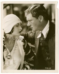 4f1335 DRAGNET 8x10.25 still 1928 Joseph von Sternberg, c/u George Bancroft & Evelyn Brent!