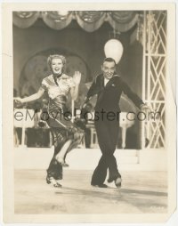 4f1354 FOLLOW THE FLEET 8x10.25 still 1936 great c/u of Fred Astaire dancing w/sexy Ginger Rogers!