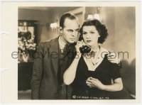 4f1368 GIRLS CAN PLAY 8x11 key book still 1937 Rita Hayworth with phone & Gallaudet by M.B. Paul!