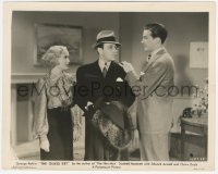 4f1369 GLASS KEY 8x10 still 1935 Keith watches George Raft glare at Ray Milland, Dashiell Hammett!