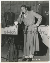 4f1373 GOOD SAM candid 7.5x9.5 still 1948 Gary Cooper talking on phone between scenes, Leo McCarey!