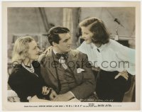 4f1390 HOLIDAY color-glos 8x10 still 1938 Cary Grant between Katharine Hepburn & Binnie Barnes!