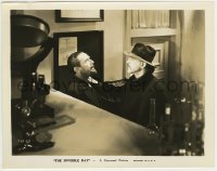 4f1400 INVISIBLE RAY 8x10.25 still 1936 great close up of scientists Boris Karloff & Bela Lugosi!