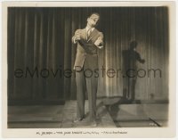 4f1407 JAZZ SINGER 8x10.25 still 1927 Al Jolson in blackface on stage performing in the spotlight!