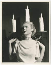 4f1410 JEAN MUIR 8x10.25 still 1935 beautiful Warner Bros. studio portrait by Elmer Fryer!