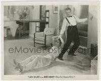 4f1427 LADY KILLER 8x10 still 1933 intense scene with James Cagney dragging Mae Clarke by her hair!