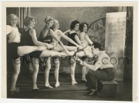 4f1430 LARRY CEBALLOS 7x10 still 1930 famous dance director rehearsing with girls by Longworth!