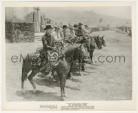 4f1447 MAGNIFICENT SEVEN 8.25x10 still 1960 best lineup of Brynner, McQueen & other five on horses!