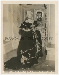 4f1457 MARLENE DIETRICH 8x10.25 still 1934 full-length wearing her Scarlet Empress costume!