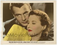 4f1460 MEET JOHN DOE color-glos 8x10 still 1941 romantic close up of Gary Cooper & Barbara Stanwyck!