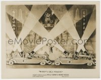 4f1463 MICKEY'S GALA PREMIERE 8x10 still 1933 Disney cartoon, best Grauman's Chinese Theatre image!