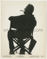 4f1478 NIGHT WALKER candid 8x10.25 still 1965 cool silhouette of director William Castle with cigar!