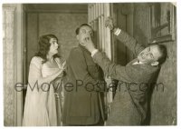 4f1488 OUTSIDE THE LAW 5.75x8.25 still 1920 jewel thieves Lon Chaney & Priscilla Dean, Tod Browning