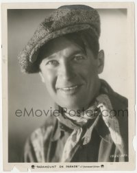 4f1491 PARAMOUNT ON PARADE 8x10.25 still 1930 head & shoulders portrait of Maurice Chevalier!