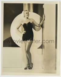 4f1494 PAULETTE GODDARD 8x10 still 1930s as a sexy platinum blonde, recently signed with Hal Roach!