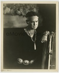 4f1515 REDSKIN 8.25x10 still 1929 great c/u of intense Native American Indian Richard Dix!