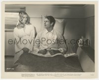 4f1559 SULLIVAN'S TRAVELS 8.25x10 still 1941 sexy Veronica Lake stands by Joel McCrea sitting in bed!