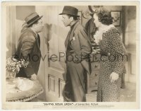 4f1563 SWING YOUR LADY 8x10.25 still 1938 Humphrey Bogart between Frank McHugh & Penny Singleton!