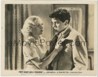 4f1571 THEY MADE ME A CRIMINAL 8x10 still 1939 great c/u of boxer John Garfield & Gloria Dickson!