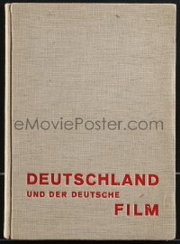 4f0335 GERMANY & THE GERMAN FILM German hardcover book 1935 with Hitler & Nazi images & info, rare!