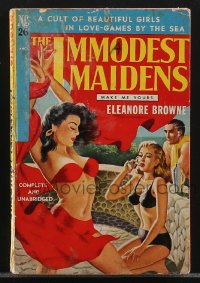 4f1057 MAKE ME YOURS reprint paperback book 1949 a cult of beautiful girls, The Immodest Maidens!