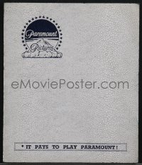 4f0320 PARAMOUNT 1937 campaign book 1937 No. 1 Male Star Gary Cooper, Marlene Dietrich, ultra rare!