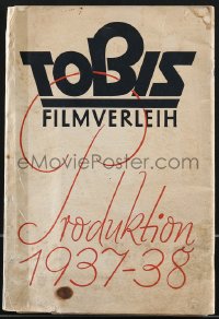 4f0324 TOBIS 1937-38 German campaign book 1937 includes Rasputin, Bel Ami & more, ultra rare!