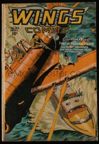 4f0371 WINGS COMICS #80 comic book April 1947 art by Lubbers, Hopper, Walker, Evans, Larsen & more!