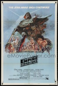 4f0772 EMPIRE STRIKES BACK style B NSS style 1sh 1980 George Lucas classic, art by Tom Jung!