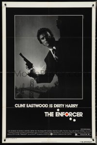 4f0773 ENFORCER 1sh 1976 classic image of Clint Eastwood as Dirty Harry holding .44 magnum!