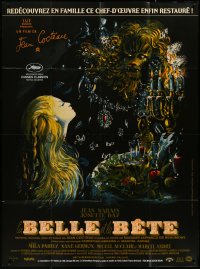 4f0140 LA BELLE ET LA BETE French 1p R2013 from Jean Cocteau's classic fairy tale, cool Malcles art!