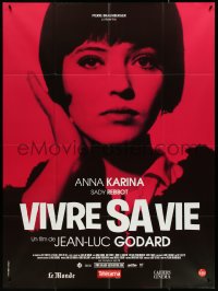 4f0144 MY LIFE TO LIVE French 1p R2011 Jean-Luc Godard's Vivre sa Vie, sexy Anna Karina!